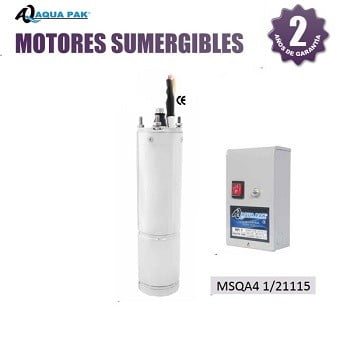 motor sumergible Aqua Pak 1/2 HP MSQA4 1/21115