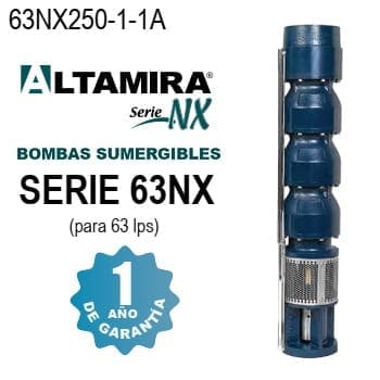 Bomba de tazones 63 LPS de 25 HP