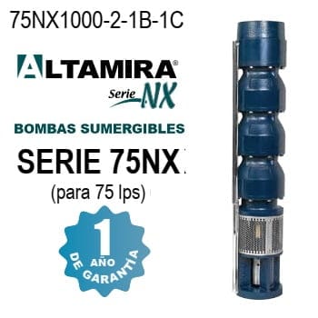 Bomba de tazones 75 LPS de 100 HP