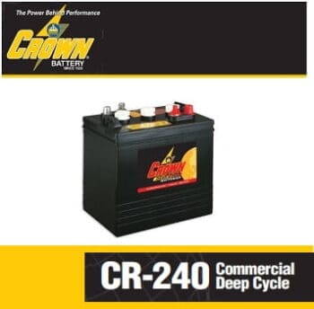 batería solar 6V 240 Ah Crown CR-240