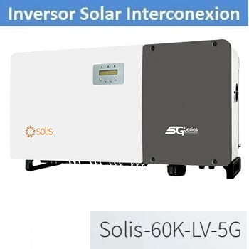 Inversor solar 60 KW Solis-60K-LV-5G