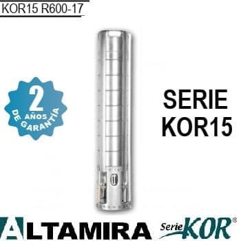 bomba sumergible Altamira KOR15 R600-17