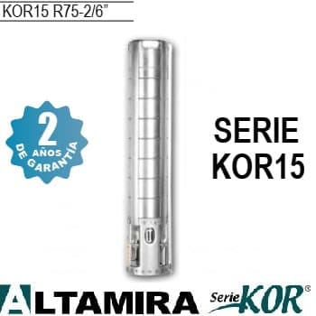 bomba sumergible Altamira KOR15 R75-2-6