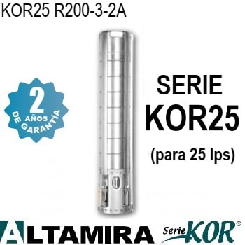 bomba sumergible Altamira KOR25 R200-3-2A