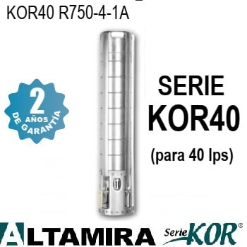 bomba sumergible Altamira 75 HP KOR40 R750-4-1A