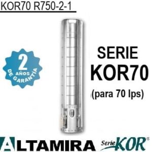 bomba sumergible Altamira 75 HP KOR70 R750-2-1