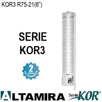 bomba sumergible Altamira KOR3 R75-21-6