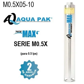 Bomba sumergible 1/2 HP Aqua Pak M0.5X05-10