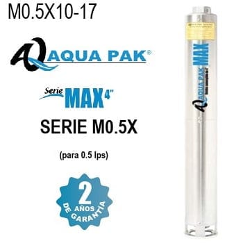 bomba sumergible 1 HP Aqua Pak M0.5X10-17