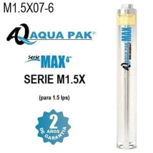 bomba sumergible 3/4 HP Aqua Pak M1.5X07-6