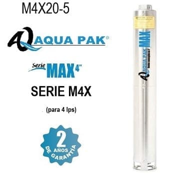 bomba sumergible 2 HP Aqua Pak M4X20-5