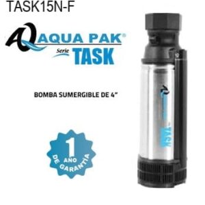 bomba sumergible 1 1/2 HP Aqua Pak TASK15N-F