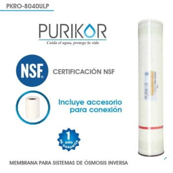Membrana ósmosis inversa Purikor 8x40 ULP