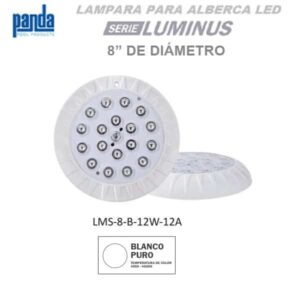 lámpara para alberca LED 12 W LMS-8-B-12W-12A