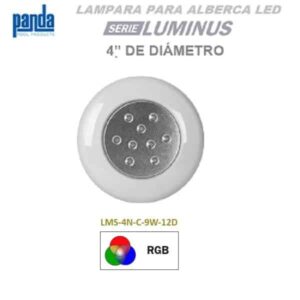 lámpara para alberca LED 9 W LMS-4N-C-9W-12D