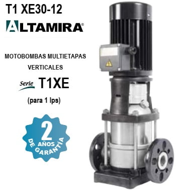 bomba vertical 3 HP Altamira T1 XE30-12