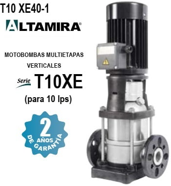 bomba vertical 4 HP Altamira T10 XE40-1