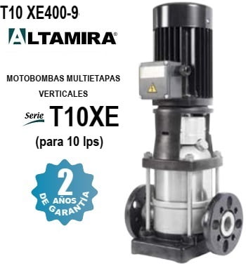 bomba vertical 40 HP Altamira T10 XE400-9
