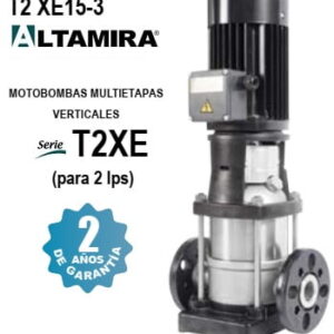 bomba vertical 1 1/2 HP Altamira T2 XE15-3