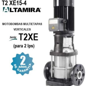 bomba vertical 1 1/2 HP Altamira T2 XE15-4
