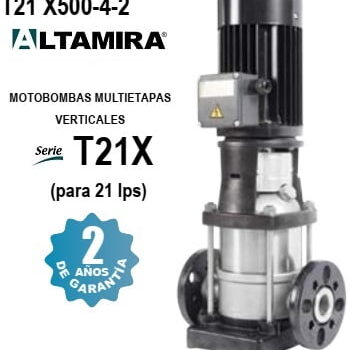 bomba multietapas vertical 50 HP T21 X500-4-2