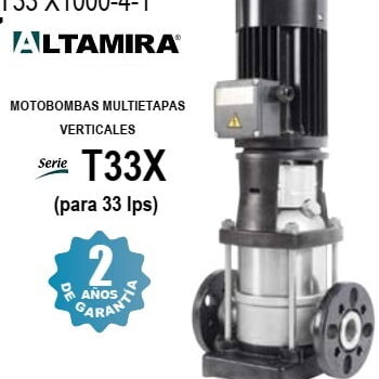 bomba multietapas vertical 100 HP T33 X1000-4-1
