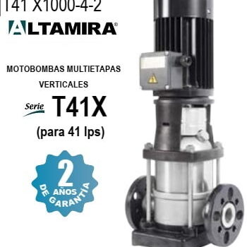 bomba multietapas vertical 100 HP T41 X1000-4-2