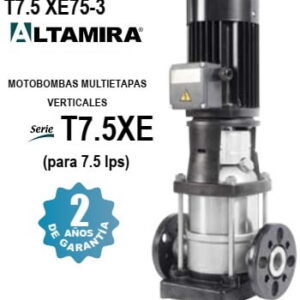 bomba vertical 7.5 HP Altamira T7.5 XE75-3
