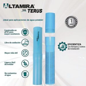 Tubo de ademe para pozo PVC