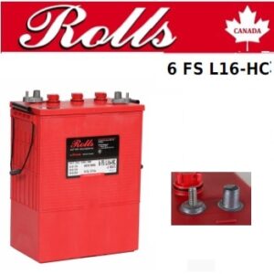 Batería solar 6V 425 Ah Rolls 6 FS L16-HC