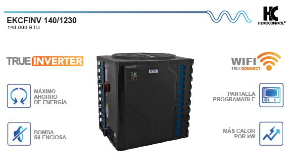 Bomba de calor inverter de 140000btu EKCFINV140 1230 Bomba de calor inverter de 140000btu EKCFINV140 1230