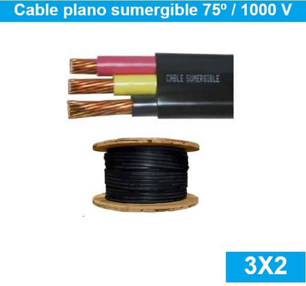 Cable sumergible 3x2 1000V