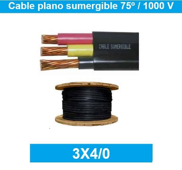 Cable sumergible 3x4/0 1000 V