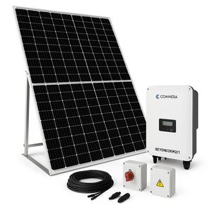 Kit de 4 paneles solares de 620W e inversor Connera