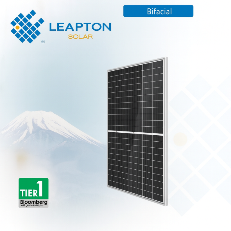 Panel solar 700W bifacial Leapton