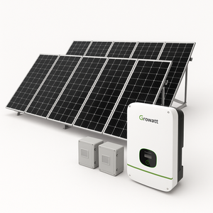Kit de 15 paneles solares de 620W e inversor Growatt MIN 8000TL-X2