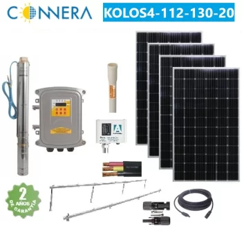 Kit bomba de agua solar sumergible KOLOS4-112-130-20