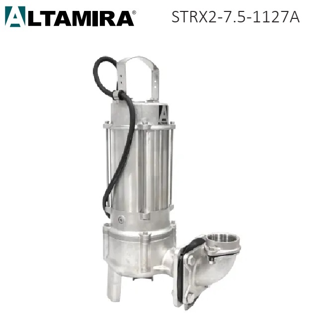 Bomba sumergible para lodos acero inoxidable 0.75 HP