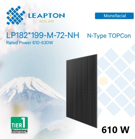 Panel solar 610 W Leapton