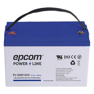 Batería solar 12V 100Ah EPCOM PL100D12V2