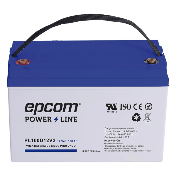 Batería solar 12V 100Ah EPCOM PL100D12V2
